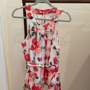 Calvin Klein floral dress. Size 14.